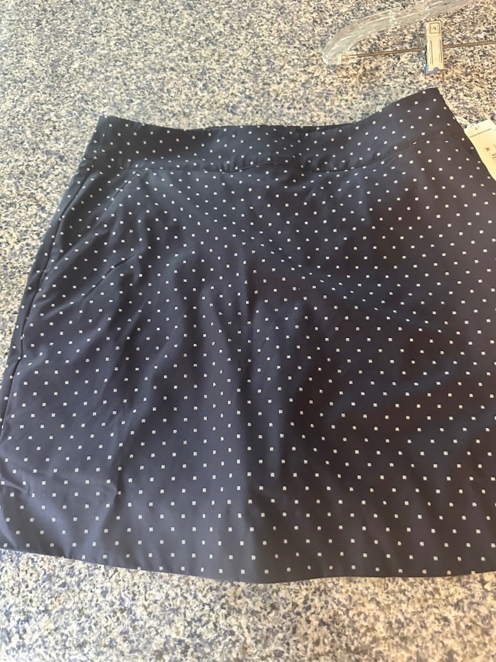 Brand New Vineyard Vines XS Blue/White Polka Dot Performance Skort